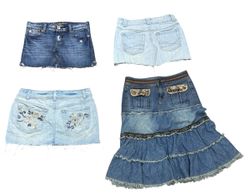Y2K Denim Mini unique Skirt 15 pcs At 907