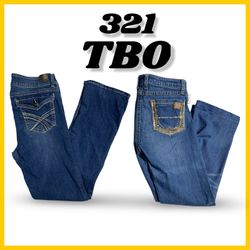 Y2k Embroider jeans (brands) American eagle & Wall..