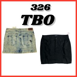 Y2k denim skirts (brands) American Eagle & Aeropos..