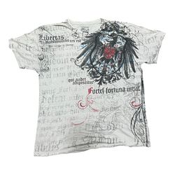 Y2k printed Tshirt affliction style