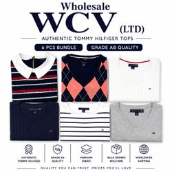 6 pcs Tommy Hilfiger sweaters