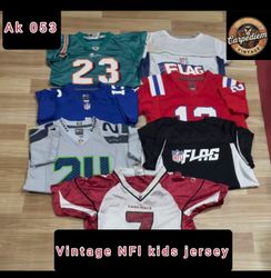 Vintage NFL kids jersey t shirt Ak053