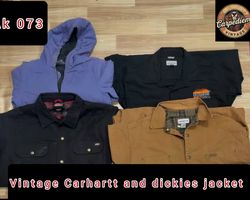 Vintage Carhartt and dickies jacket Ak 0..