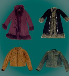 Afghan coats,Leather jackets