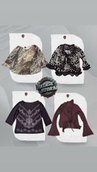 Y2K Mocha Muse Poly Blouse