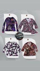 Y2K Urban Grace Poly Blouse