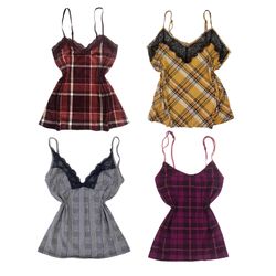 Y2K Checkered Camis