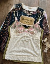 Styling Aesthetic Lace Camis & Lavender Knits 💜