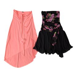 Y2K Flowery Sexy Light Beaded Dresses
