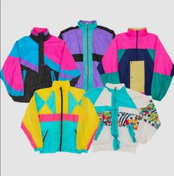 Branded crazy windbreaker