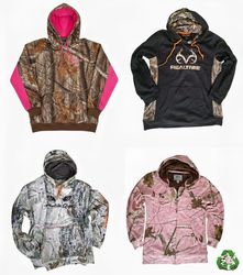Realtree Camo Hunting Sweats, Hoodies including Mo..
