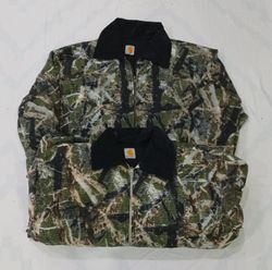 CR8559 UPCYCLED CARHARTT CAMO JACKETS