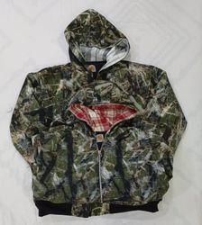 CR8560 UPCYCLED CARHARTT HOODIE JACKETS