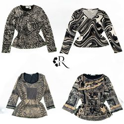 Y2k Romantic Vibe Printed Full Sleeve Top RW-1993