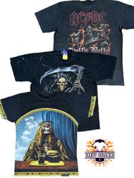 Vintage Music Band T Shirt Y2K Heavy Metal Graphic..