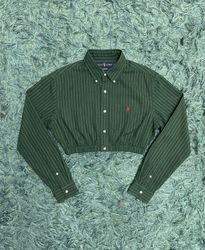 Upcycle Ralph Lauren Crop Top (DV -05)