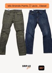 Mixed brands Pants // Levi's, Diesel