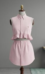 Upcycle  Ralph Lauren Co-Ord Two- Piece Set (DV -0..