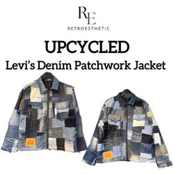 Upcycled Levi’s Denim Patchwork Jackets