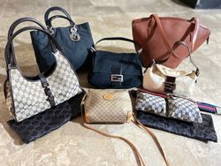 Authentic gucci LV Fendi baguette lady dior handba..