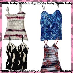 Maximalist wildflower y2k cami tops-118