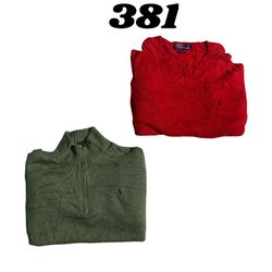 Polo knitwere  & Cable Netwere Sweater (brand) Pol..