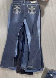 Y2k Embroided Bootcut