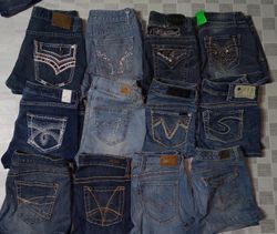 SILVER AND OTHER MIX BRANDS MINI SHORTS (ID 1135)