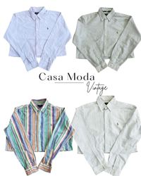 Upcycle Ralph Lauren Polo Crop Shirts