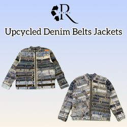 Upcycled Denim Belts Jackets