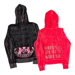 Juicy Couture Hoodie | Soft Velour Casual Glamwear