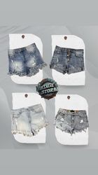 Y2K Frayed Hem Shorts