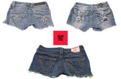 MISS ME TRUE RELIGION ROCK REVIVAL SHORTS