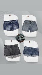 Y2K Cuffed Jean Short