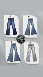 Y2K Distressed Flared Jean