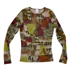 Y2K Long sleeve blouse
