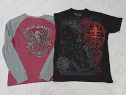 CR8596 VINTAGE SKULL T-SHIRTS