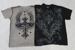 CR8597 VINTAGE SKULL T-SHIRTS
