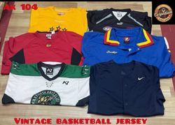 Vintage basketball jersey ak104