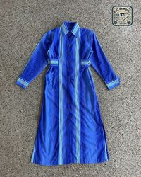 Upcycled Button-Down Maxi Dress