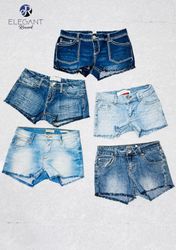 UPCYCLED Denim Shorts - EVR0526
