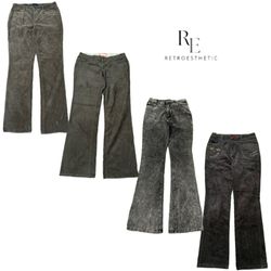 Y2K UNIQUE COURDRY PANTS RE-3252