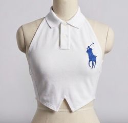 Upcycle Ralph Lauren Polo Halter Top (DV -05)