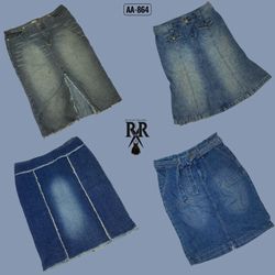 Y2K Britney Era Denim Midi Skirts (AA-864)
