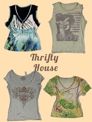 Bohemian Y2K Graphic Tees(TH/401)