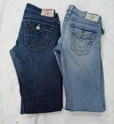 CR8616 VINTAGE TRUE RELIGION FLARE JEANS