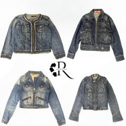 Y2K Era Cyber Girl Denim Jacket RW2007