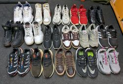 Mix branded shoes