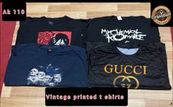 Vintage printed t shirts ak110