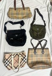 5 branded unique bags